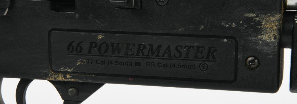 Crosman 66 Powermaster BB Gun .177 Black stock