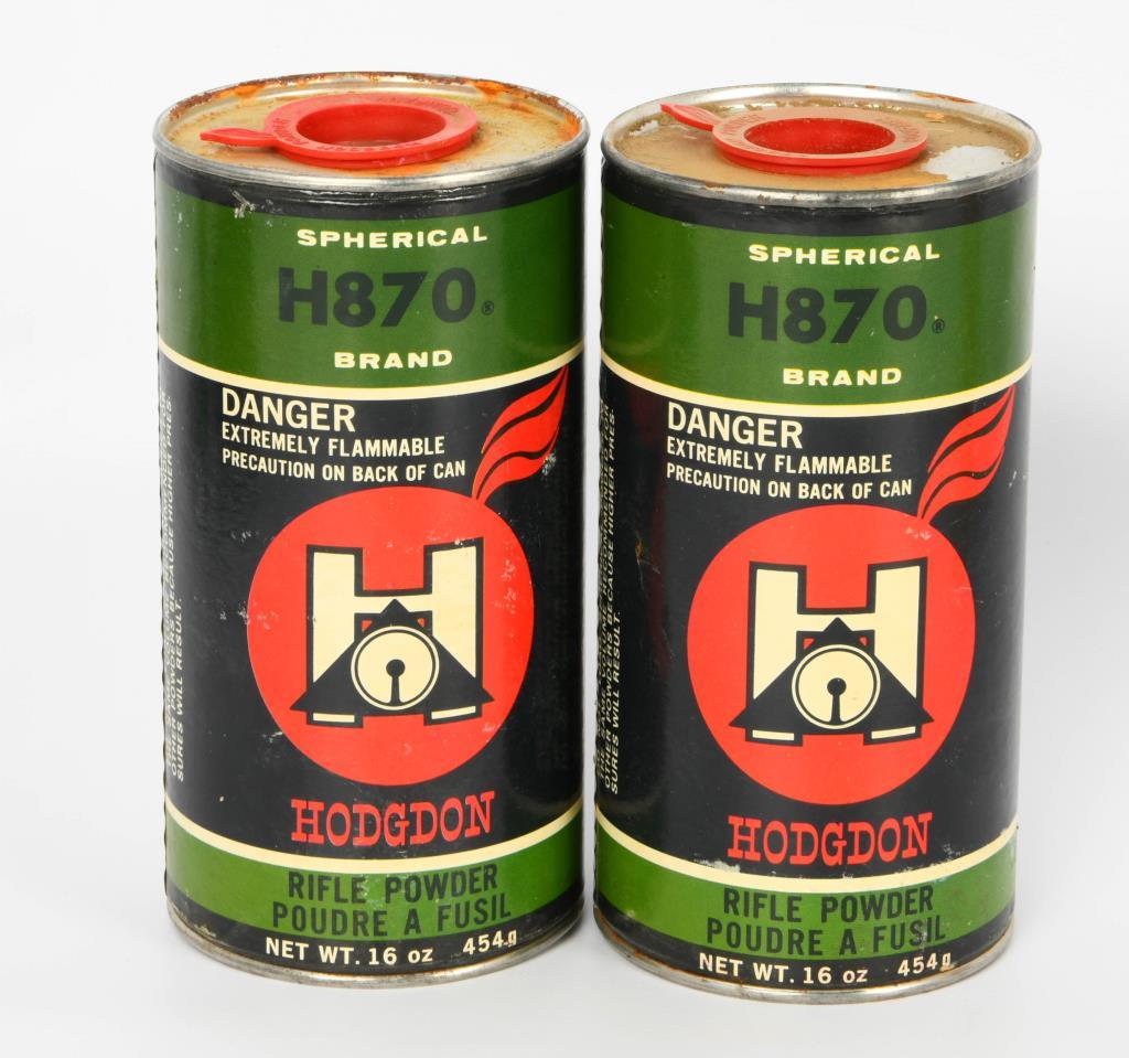 2 Lbs Of Hodgdon H870 Spherical Rifle Gun Powder