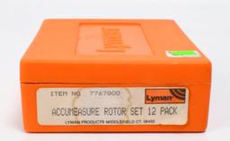 Lyman Accumeasure Rotor Set 12 pk w/case