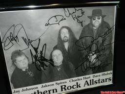 Southern Rock All Stars Singed Band Picture