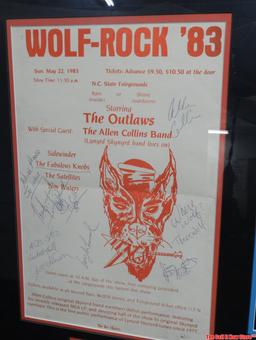 Wolf Rock 83 Signed Concert Poster