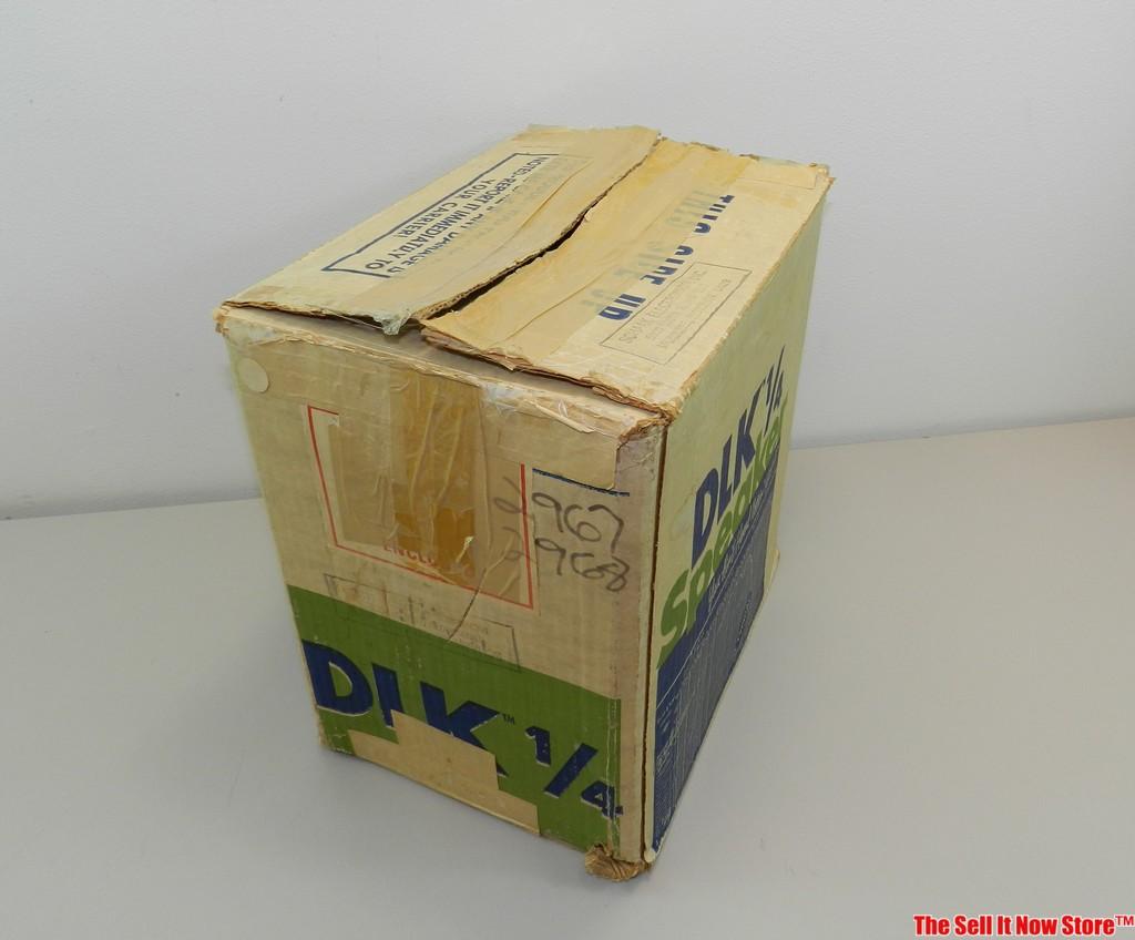 Vintage DLK 1/4 Bookshelf Speakers with original box