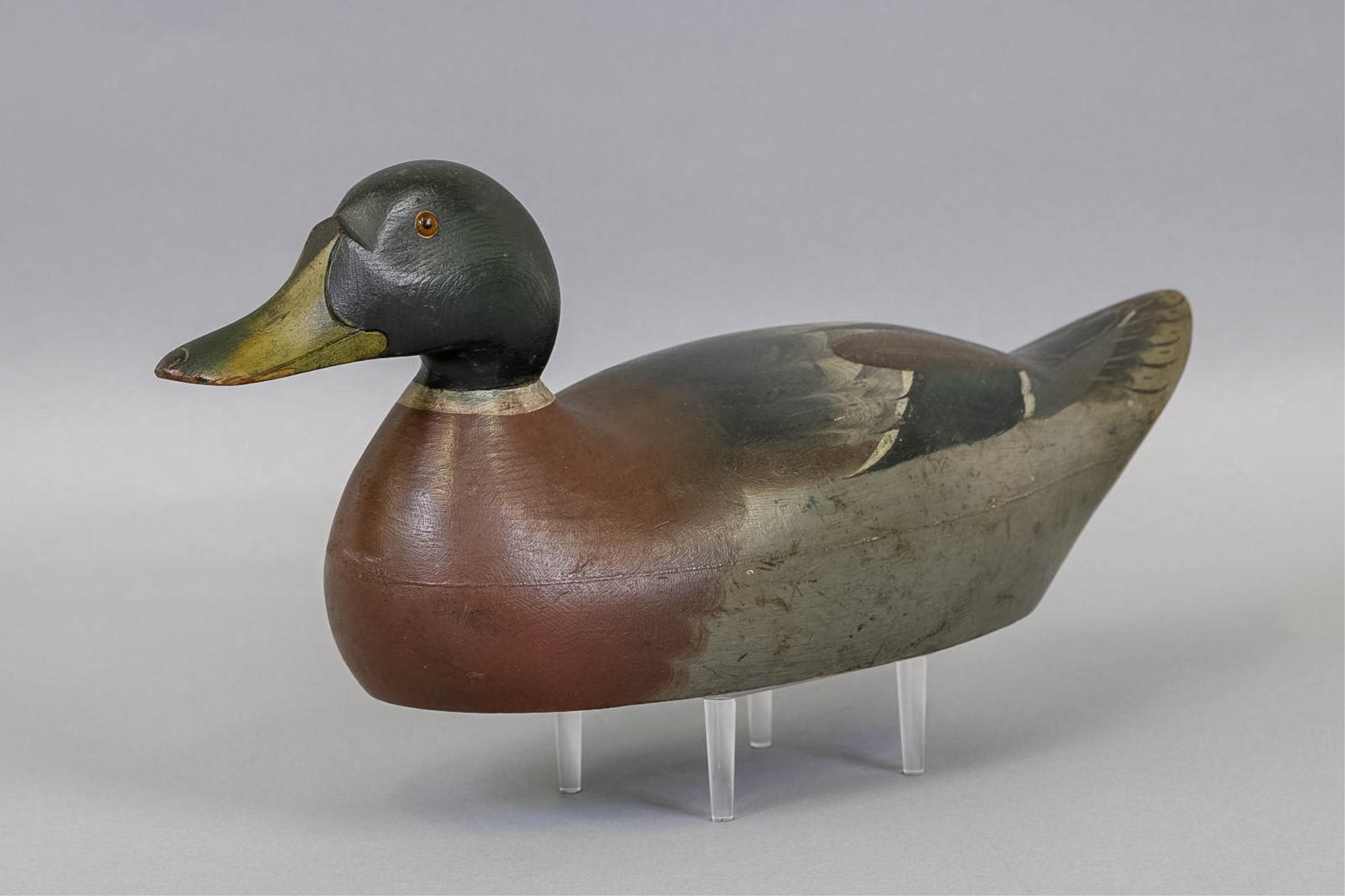 Mason Decoy Factory, Detroit, MI, Mallard Drake