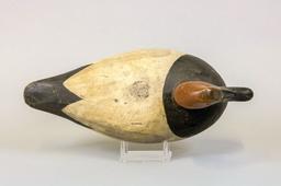 Frank Strey Canvasback Drake Duck Decoy, Oshkosh,