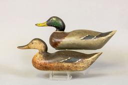 Mason Decoy Factory Pair of Mallard Duck Decoys,