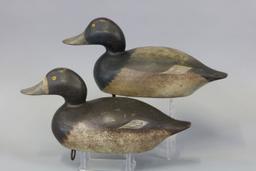 Mason pair of Bluebill Duck Decoys, Detroit, MI,