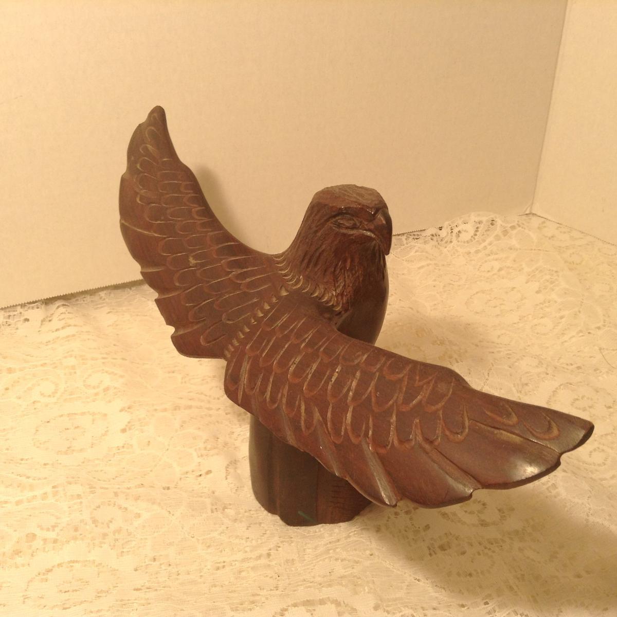 Carved Wooden Eagle