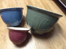 Princess House Ceramique Bowls