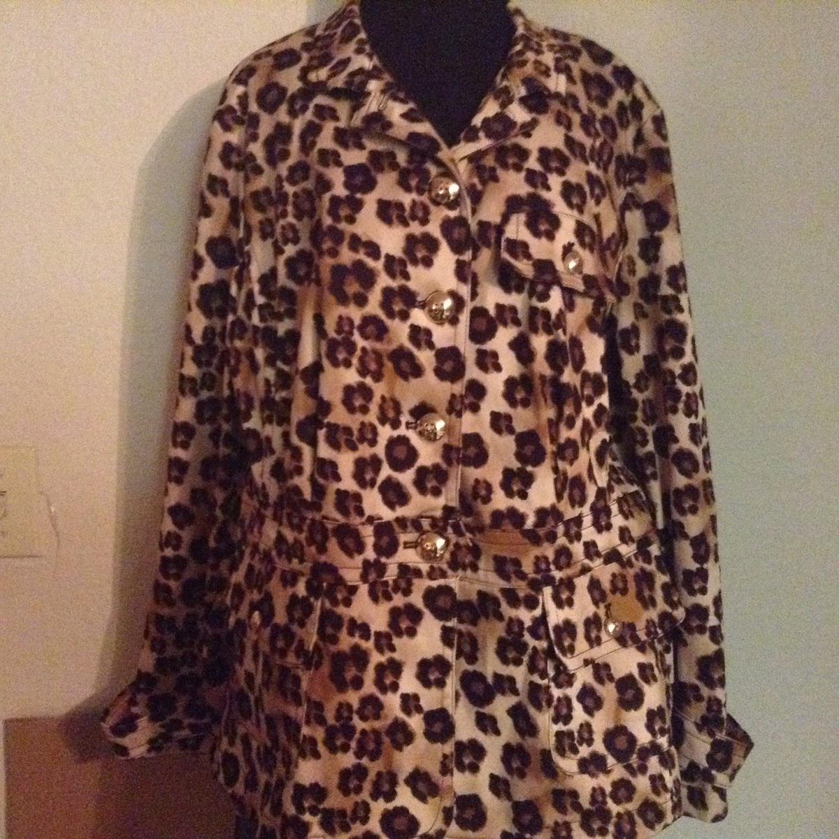 Charter Club Animal Print Jacket