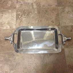 Steer Pewter Serving Tray