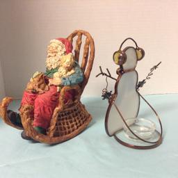 Two Holiday Figurines