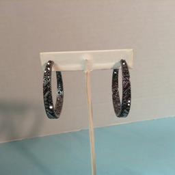 Marcasite Hoop Earrings