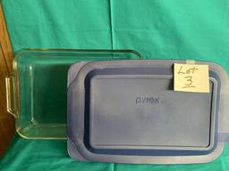 5 pc. Pyrex Cooking Pans & Bowls