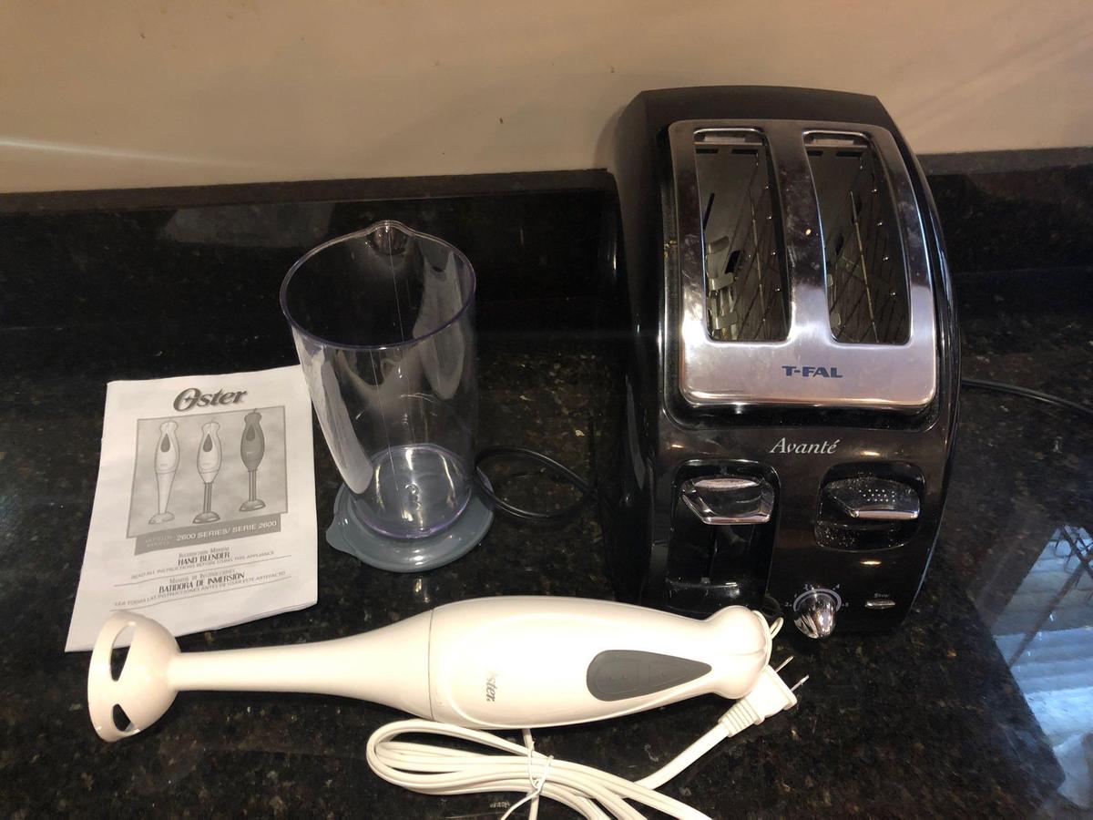 TFal toaster & Oster hand mixer