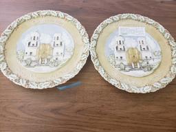 2 Fenton Plates