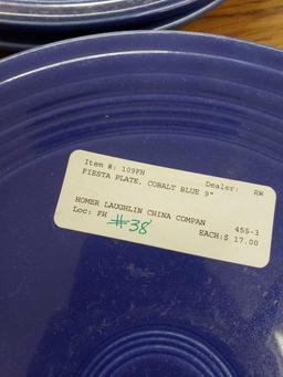 Fiesta plates cobalt blue