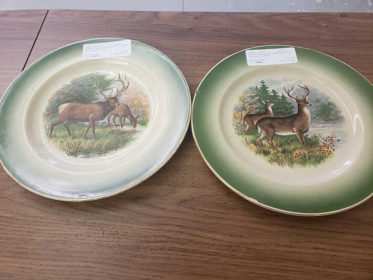 Buffalo china plate, elk (2)