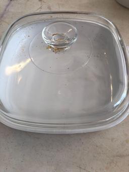 Corning Ware dish with lid