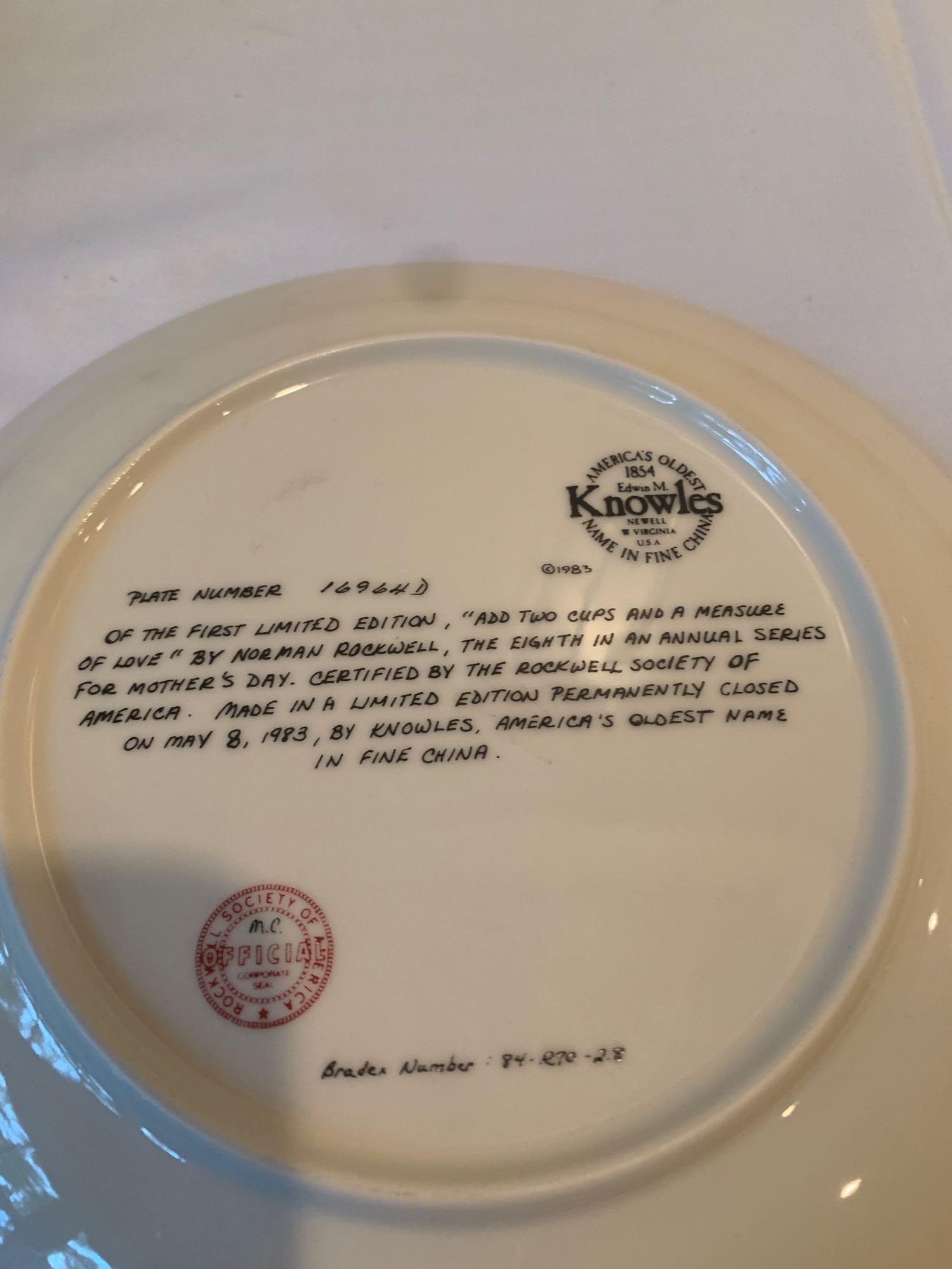Gorham Norman Rockwell plates