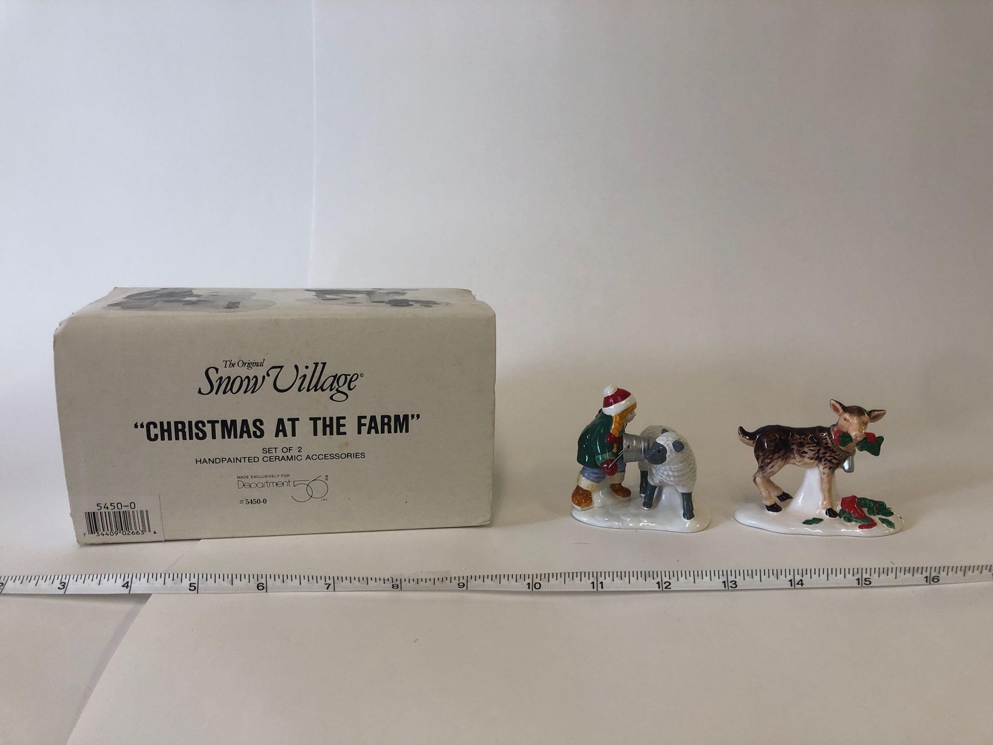 The Original Snow Village-Department 56 "Christmas at the Farm"