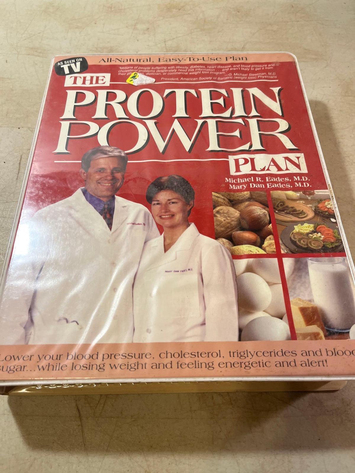 The Protein Power Plan Book, Cassettes and VHS Tape In Case