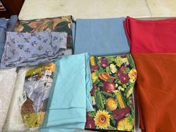 Lot of Full Size Table Cloths Or Table Covers