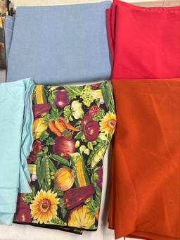 Lot of Full Size Table Cloths Or Table Covers