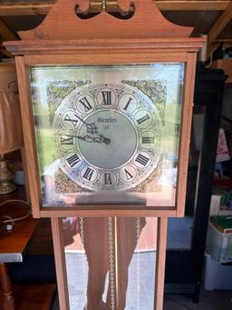 Vintage Bentley Wooden Grandmother Clock