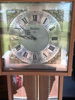 Vintage Bentley Wooden Grandmother Clock