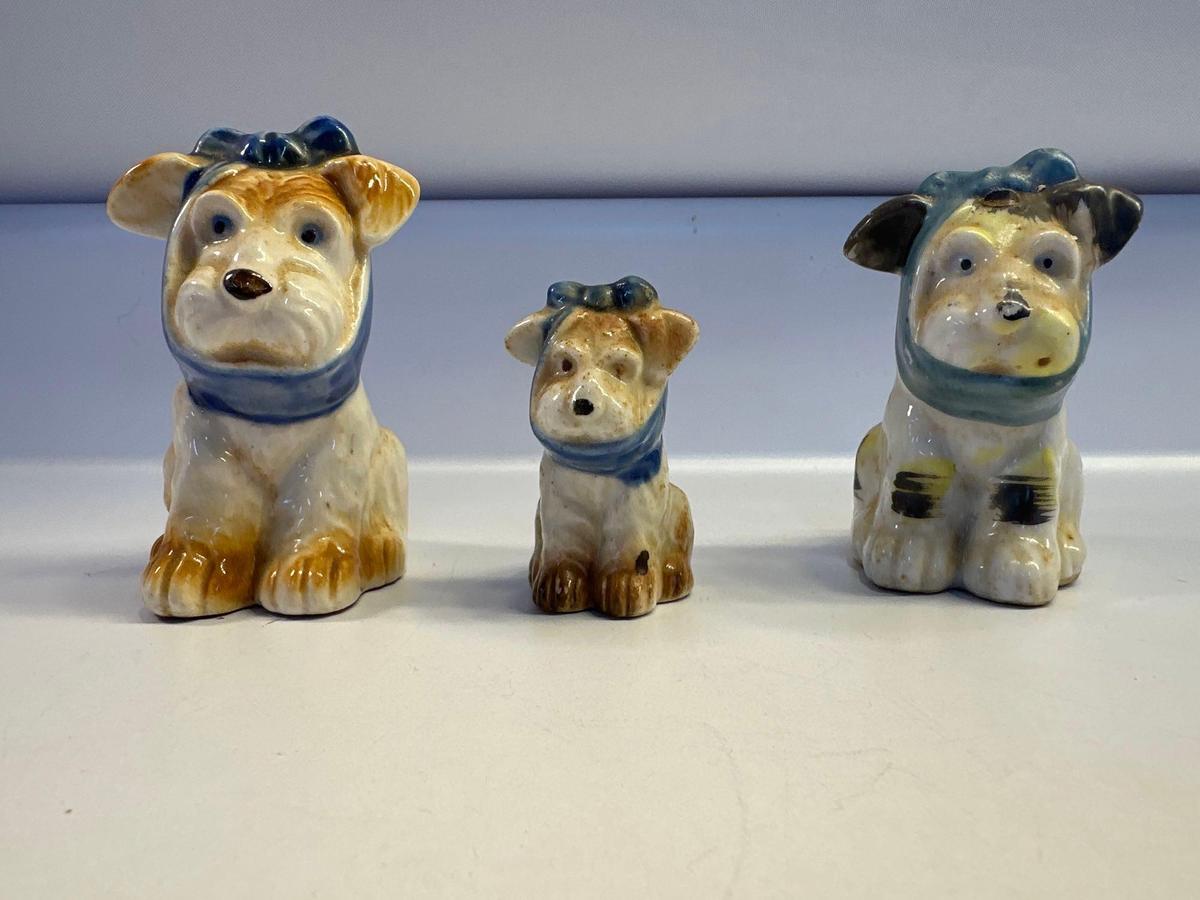 Vintage Occupied Japan Dog Figurines