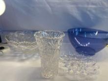 Plastic Large Punch Bowl, Large Salad Bowl, Vase, Etc