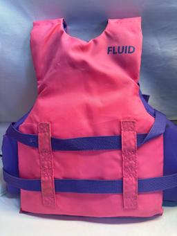 Boys Youth Orageous Life Jacket / Girls Youth Fluid Life Jacket