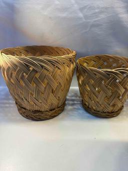 5 Piece Set Wicket Baskets