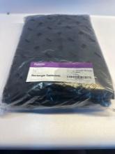 New Black Cloth Rectangle Tablecloth 90 x 156 Inches