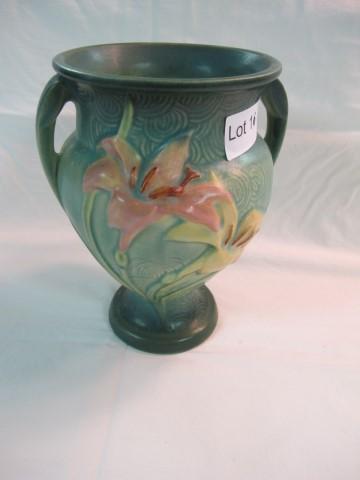 ROSEVILLE ZEPHYRLILY 1946 VASE  208-5 MINT