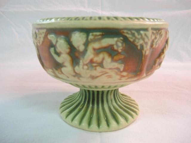 ROSEVILLE DONATELLO 1915 COMPOTE 4" MINT