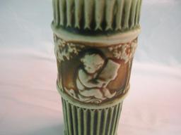 ROSEVILLE DONATELLO VASE 1915  7"