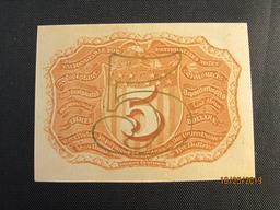 5C FRACTIONAL CURRENCY GA. WASH. UNC VERY NICE