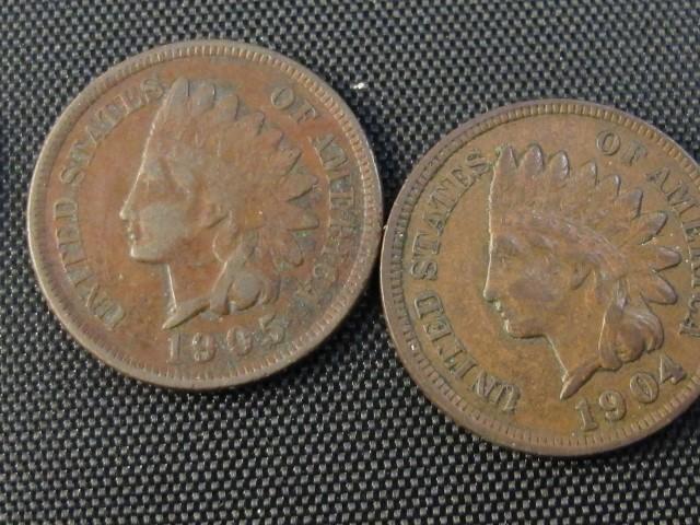 LOT OF 6 INDIAN 1902,03,04,05, 08,08 ALL LIBERTY