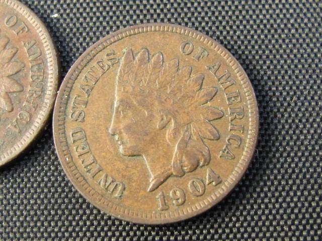 LOT OF 6 INDIAN 1902,03,04,05, 08,08 ALL LIBERTY