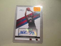 Thaddeus Young Signiture Card Numbered 2978/5775