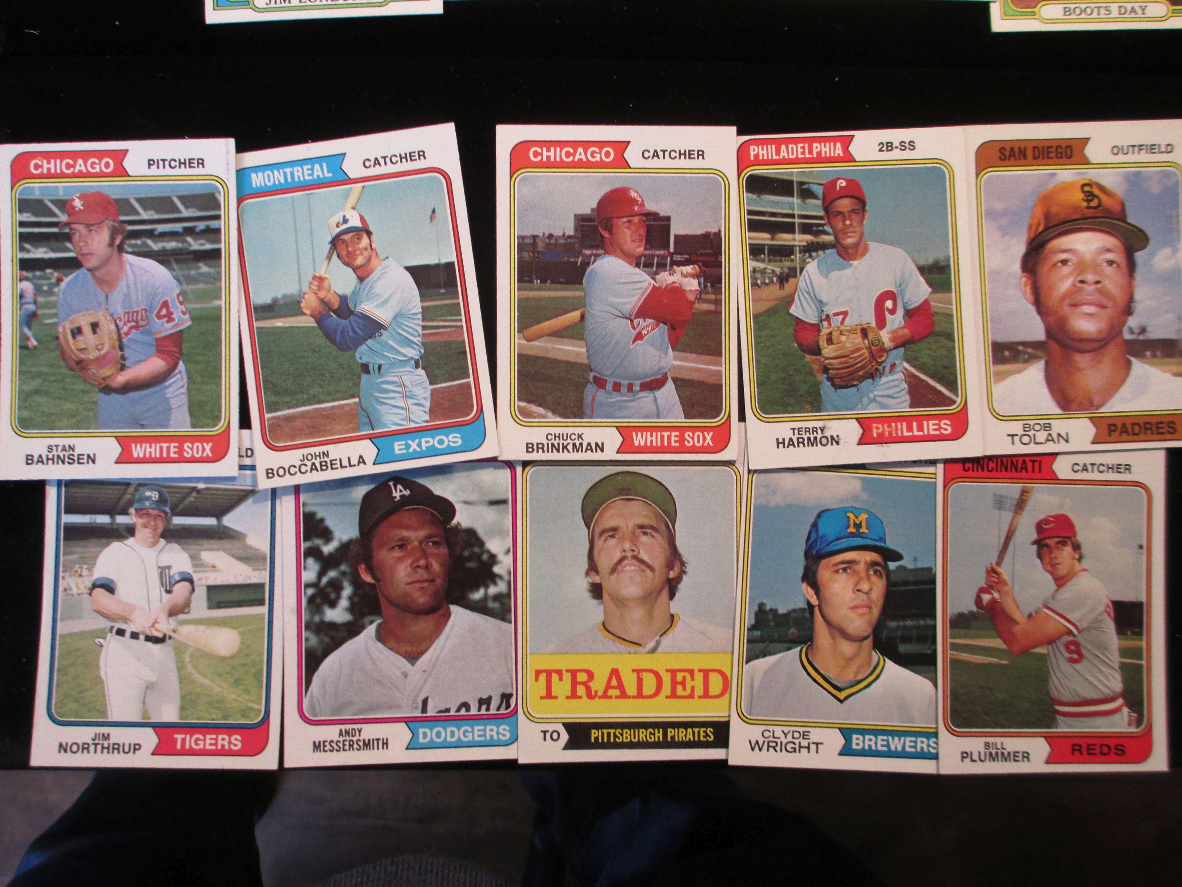 Vintage Topps Baseball Card Lot (10)