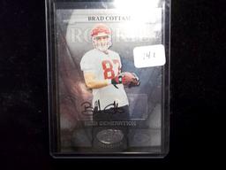 Brad Cottam Autographed Rookie Card Kansas City Chiefs