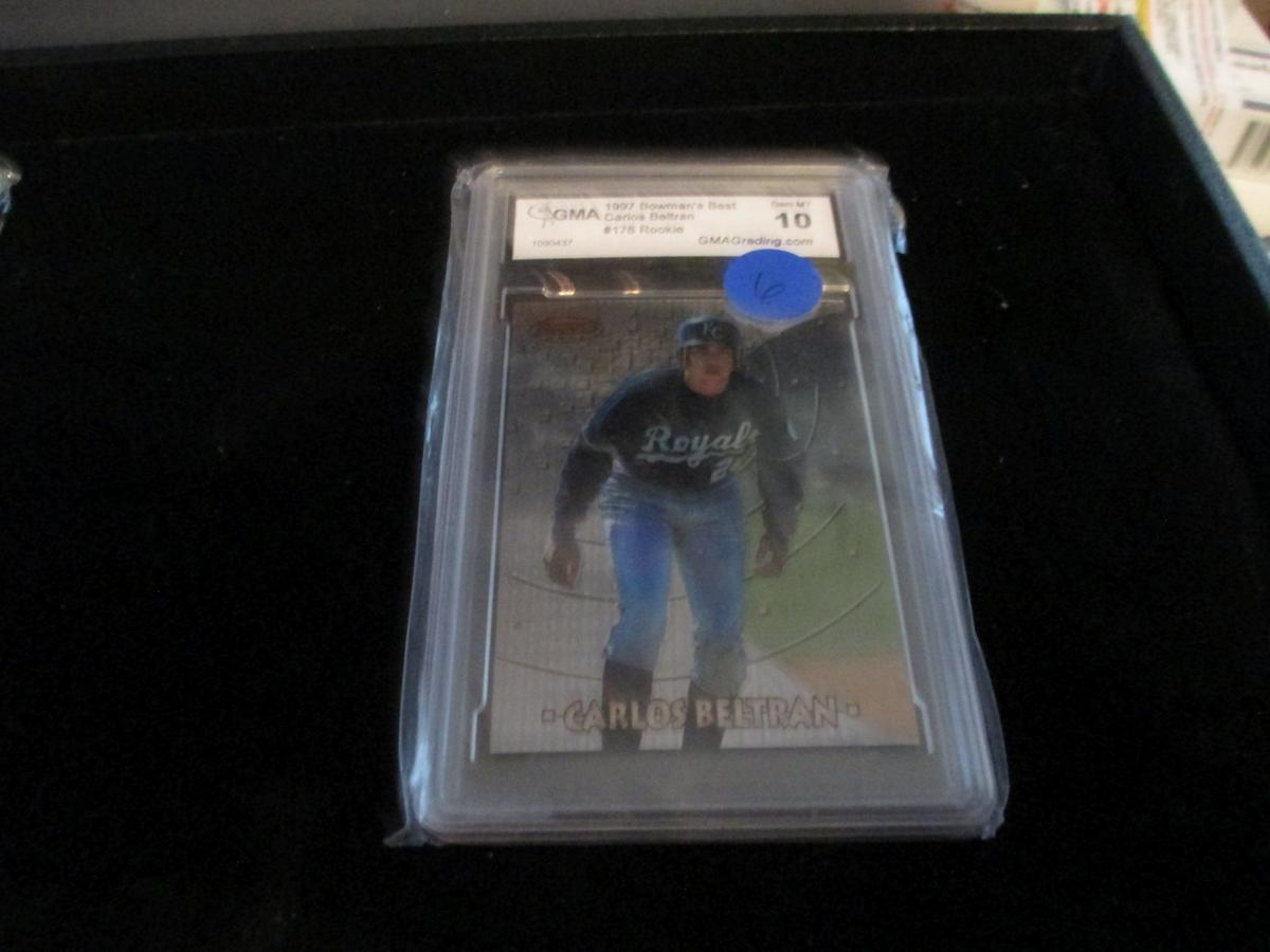 Gma Graded 1997 Bowmans Best Carlos Beltran #176 Rookie Mint 10