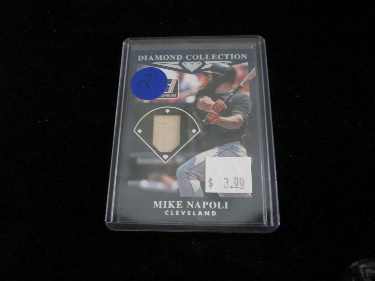 2017 Panini Mike Napoli Piece Of Bat Card