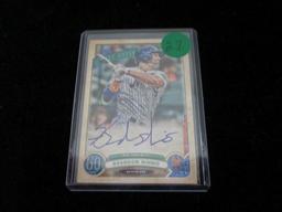 2019 Topps Brandon Nimmo Signiture Card