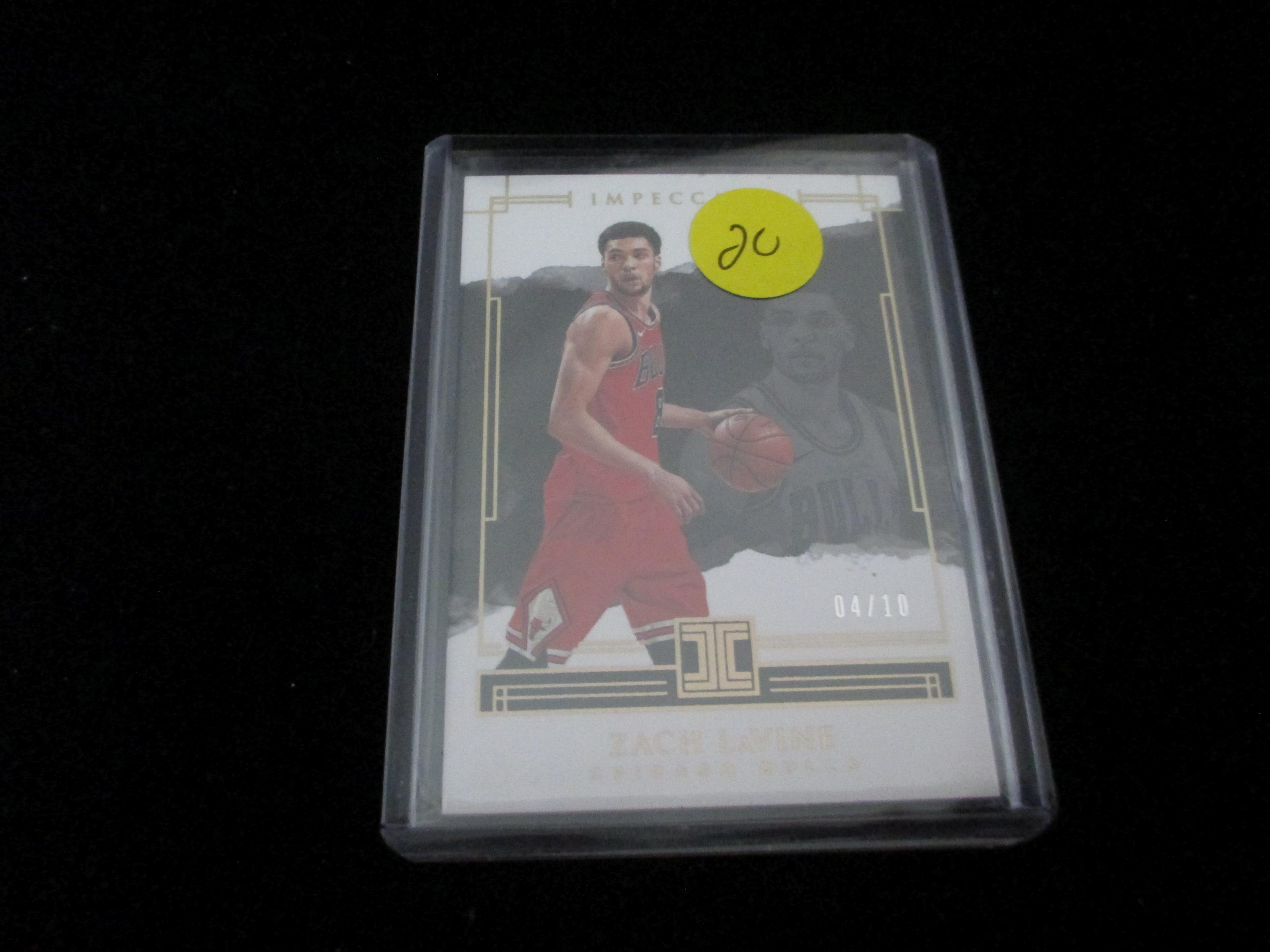 Zach Lavine Chicago Bulls Impeccable Numbered 04/10
