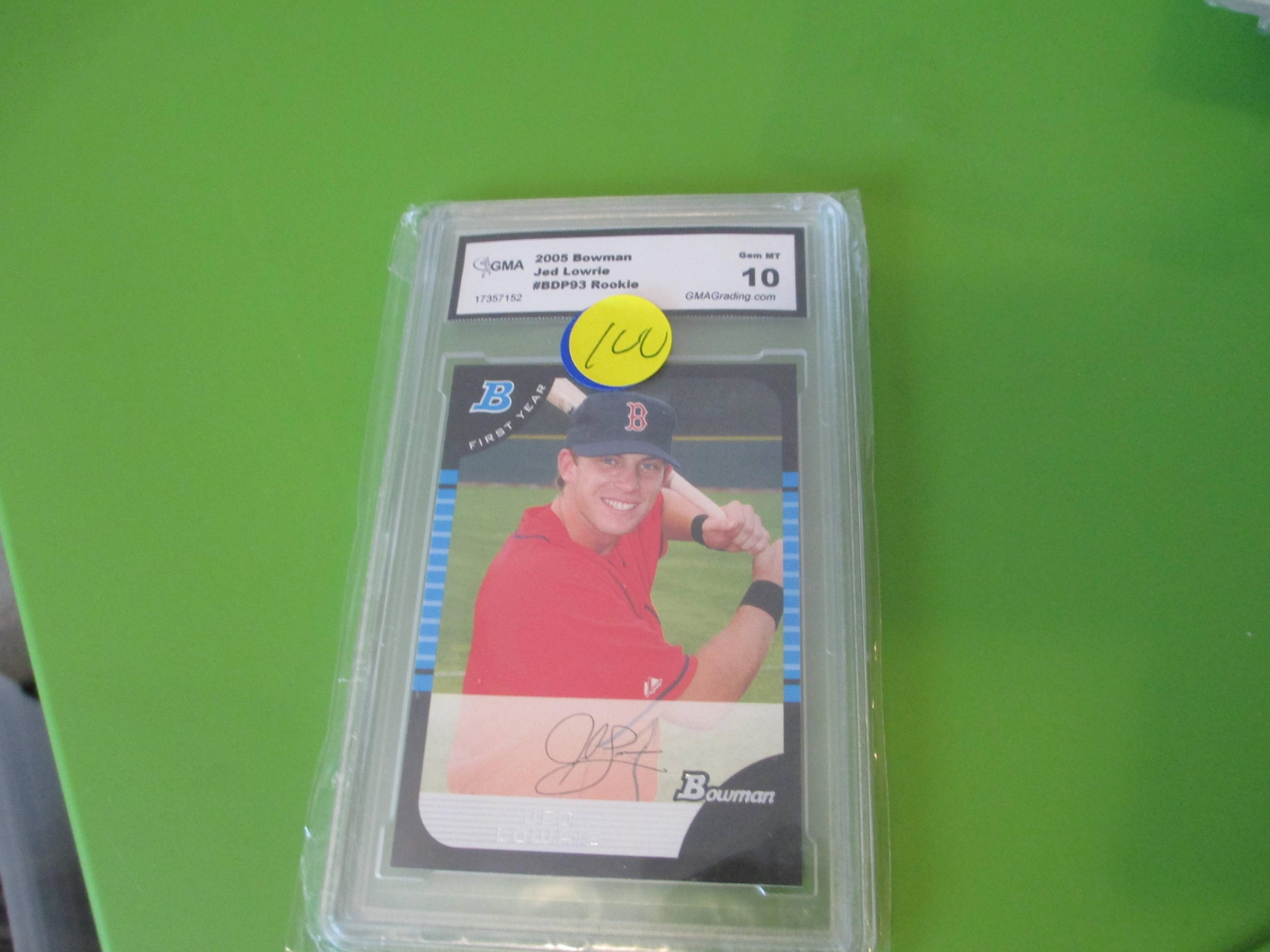 Gma Graded 2005 Jed Lowie Signiture Card Mint 10