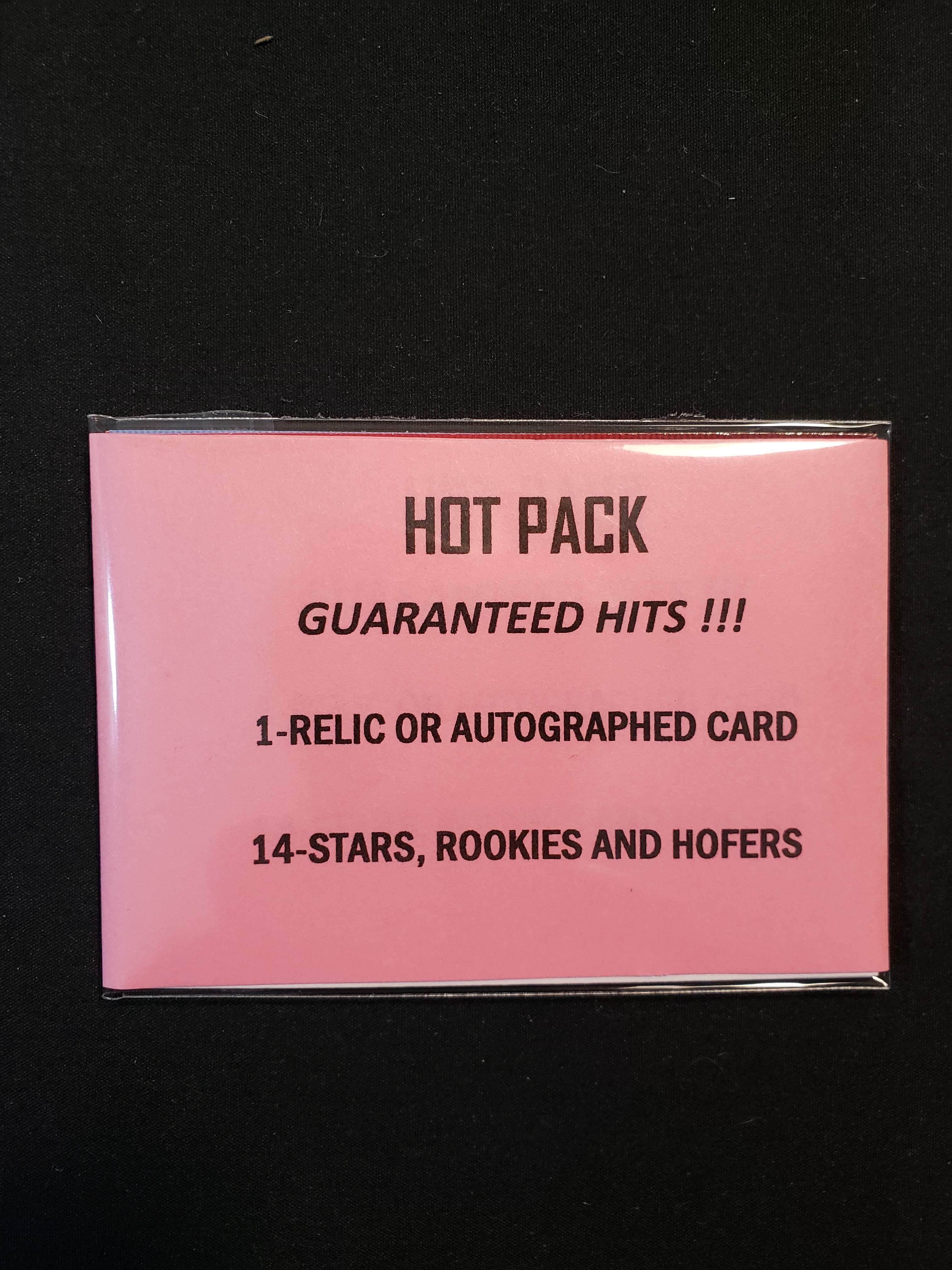 Hot Pack Guaranteed Hits 1-relic Or Autographed Card Guaranteed