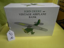 JOHN DEERE VINTAGE AIRPLANE BANK
